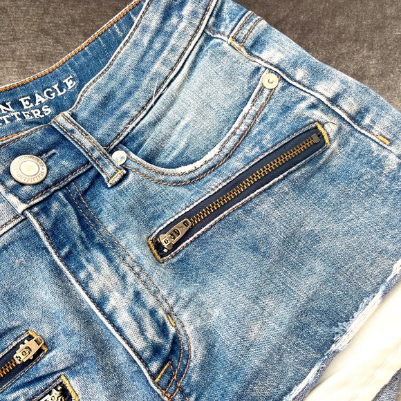 American Eagle 🦅 Jean Shorts Super Stretch - Picture 5 of 7
